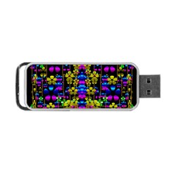 Flowers In The Most Beautiful  Dark Portable Usb Flash (one Side) by pepitasart