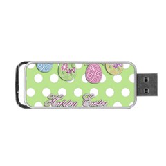 Easter Eggs Portable Usb Flash (two Sides) by Valentinaart