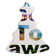 Hawaii Ornament (christmas Tree)  by Howtobead