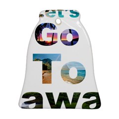 Hawaii Bell Ornament (two Sides) by Howtobead