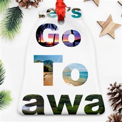 Hawaii Ornament (bell) by Howtobead