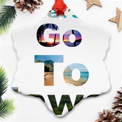 Hawaii Snowflake Ornament (two Sides) by Howtobead
