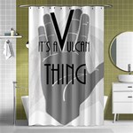Vulcan Thing Shower Curtain 48  x 72  (Small)  Curtain(48  X 72 ) - 42.18 x64.8  Curtain(48  X 72 )