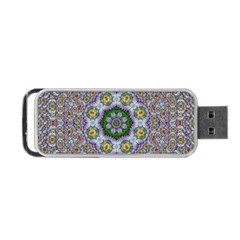 Summer Bloom In Floral Spring Time Portable Usb Flash (one Side) by pepitasart