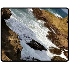 Jobo Beach Isabela Puerto Rico  Fleece Blanket (medium)  by StarvingArtisan
