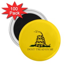 Gadsden Flag Don t Tread On Me 2 25  Magnets (100 Pack)  by snek