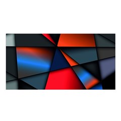 3d And Abstract Satin Shawl by Sapixe