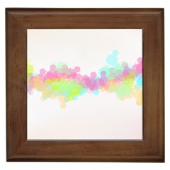 Abstract Color Pattern Colorful Framed Tiles by Sapixe