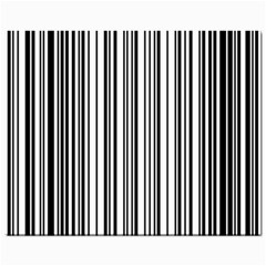 Barcode Pattern Mini Button Earrings by Sapixe