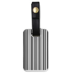 Barcode Pattern Luggage Tags (one Side)  by Sapixe