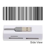 Barcode Pattern Memory Card Reader (Stick)  Front