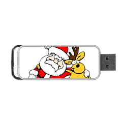 Christmas Santa Claus Portable Usb Flash (two Sides) by Sapixe