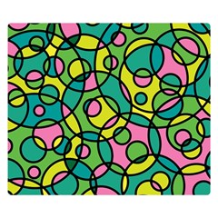 Circle Background Background Texture Double Sided Flano Blanket (small)  by Sapixe