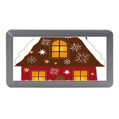 Christmas House Clipart Memory Card Reader (mini) by Sapixe