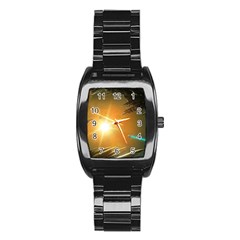 Future City Stainless Steel Barrel Watch by Sapixe