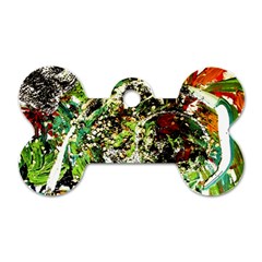 April   Birds Of Paradise 5 Dog Tag Bone (one Side) by bestdesignintheworld