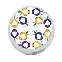 Pattern Circular Birds 4-port Usb Hub (two Sides)  by Sapixe