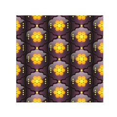 Pattern Background Yellow Bright Small Satin Scarf (square) by Sapixe