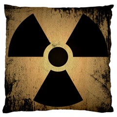 Radioactive Warning Signs Hazard Standard Flano Cushion Case (one Side) by Sapixe