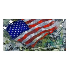 Usa United States Of America Images Independence Day Satin Shawl by Sapixe