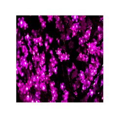 Abstract Background Purple Bright Small Satin Scarf (square) by Sapixe