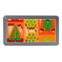 Christmas Design Seamless Pattern Memory Card Reader (mini) by Sapixe