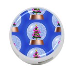 Seamless Repeat Repeating Pattern Art 4-Port USB Hub (Two Sides)  Back