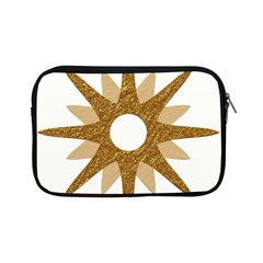 Star Golden Glittering Yellow Rays Apple Ipad Mini Zipper Cases by Sapixe