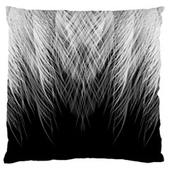 Feather Graphic Design Background Large Cushion Case (two Sides) by Sapixe