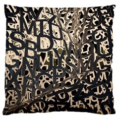 Pattern Design Texture Wallpaper Large Cushion Case (two Sides) by Sapixe