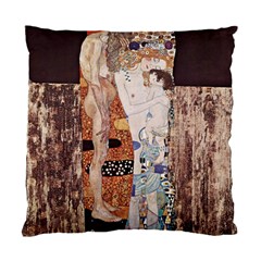 The Three Ages Of Woman- Gustav Klimt Standard Cushion Case (two Sides) by Valentinaart