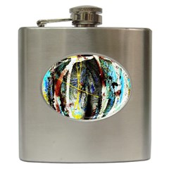 Egg In The Duck Hip Flask (6 Oz) by bestdesignintheworld