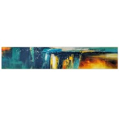 Art Painting Abstract Yangon Large Flano Scarf  by Simbadda