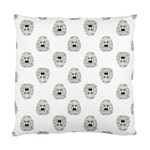 Angry Theater Mask Pattern Standard Cushion Case (Two Sides) Front