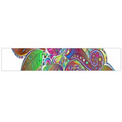 Floral Flowers Ornamental Large Flano Scarf  by Simbadda