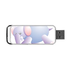 Elephant Portable Usb Flash (one Side) by Simbadda