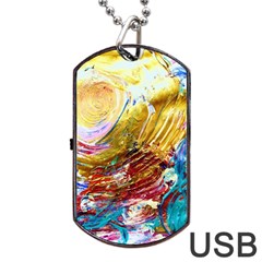 June Gloom 10 Dog Tag Usb Flash (one Side) by bestdesignintheworld
