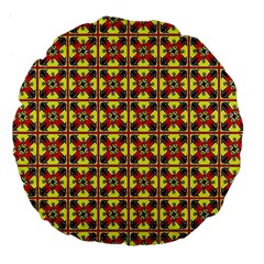 Artwork By Patrick-colorful-45 Large 18  Premium Round Cushions by ArtworkByPatrick