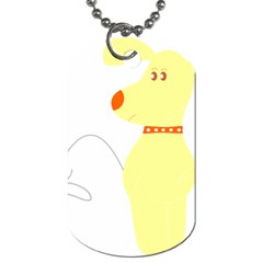 Mutt Dog Animal Domestic Vector Dog Tag (one Side) by Nexatart