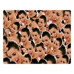 Crying Kim Kardashian Double Sided Flano Blanket (Large)  80 x60  Blanket Front