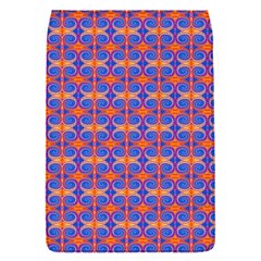 Blue Orange Yellow Swirl Pattern Flap Covers (s)  by BrightVibesDesign
