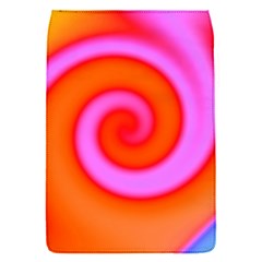 Swirl Orange Pink Abstract Flap Covers (s)  by BrightVibesDesign