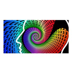 Head Spiral Self Confidence Satin Shawl by Sapixe