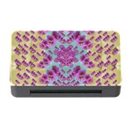 Climbing And Loving Beautiful Flowers Of Fantasy Floral Memory Card Reader with CF Front