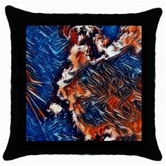 Wow Art Brave Vintage Style Throw Pillow Case (black) by Sapixe