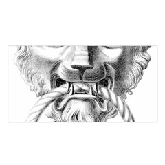 Steampunk Steam Punk Lion Door Satin Shawl by Sapixe