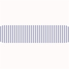 Mattress Ticking Narrow Striped Pattern In Usa Flag Blue And White Large Bar Mats by PodArtist