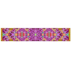 Fantasy Flower Festoon Garland Of Calm Large Flano Scarf  by pepitasart