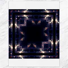 Cosmos Kaleidoscope Art Pattern Canvas 12  X 16   by Sapixe