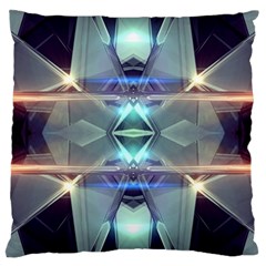 Abstract Glow Kaleidoscopic Light Large Cushion Case (two Sides) by Sapixe